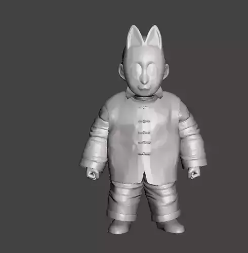 Grandpa Gohan 3D Model