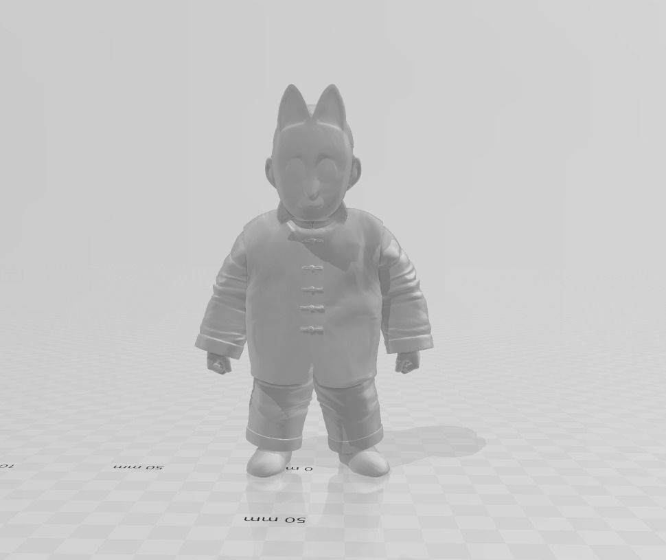 Grandpa Gohan 3D Model 3D print model_2