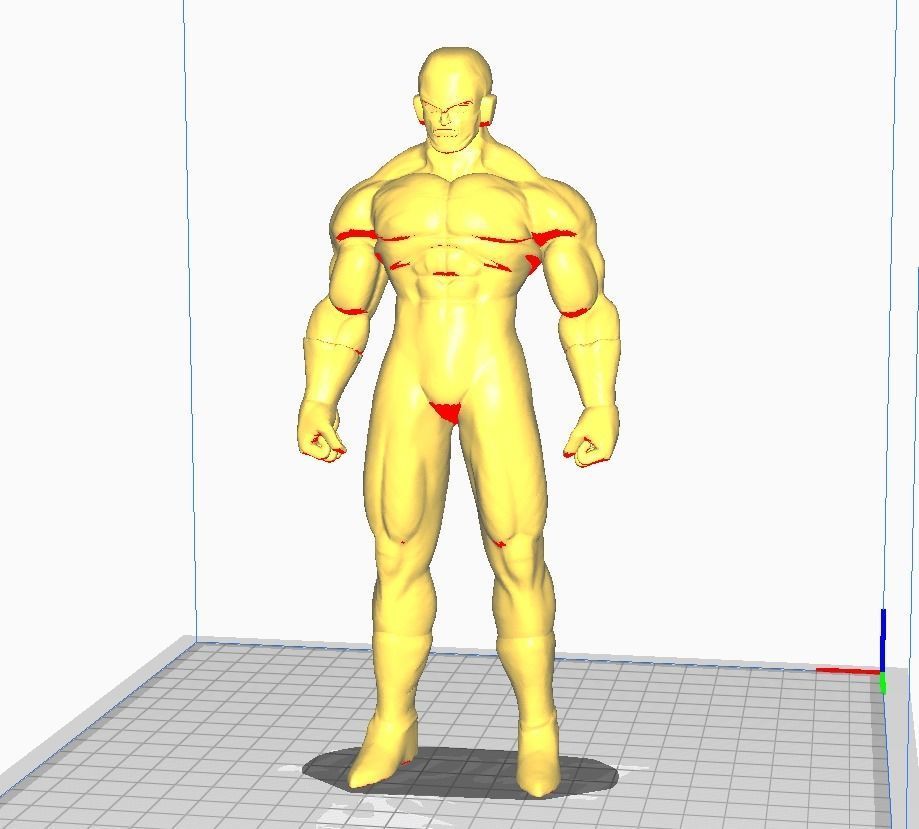 Tupper 3D Model man 3D print model_1