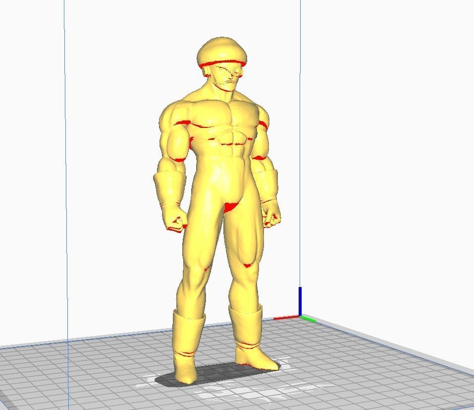 Kahseral 3D Model man 3D print model_1