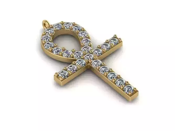 Cross Pendant 226 3D print model