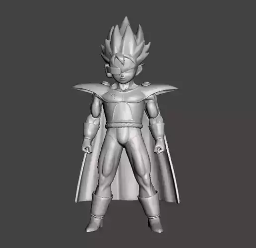 Vegeta Kid 3D Model