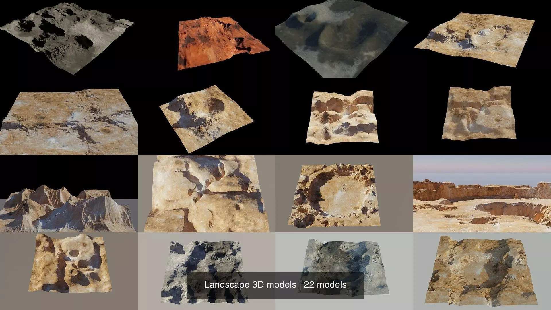 Landscape 3D models 3D Model Collection_1
