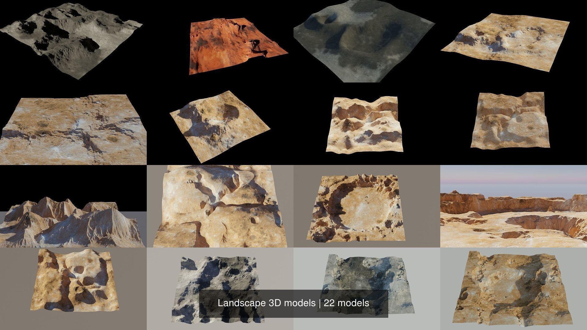Landscape 3D models 3D Model Collection_2