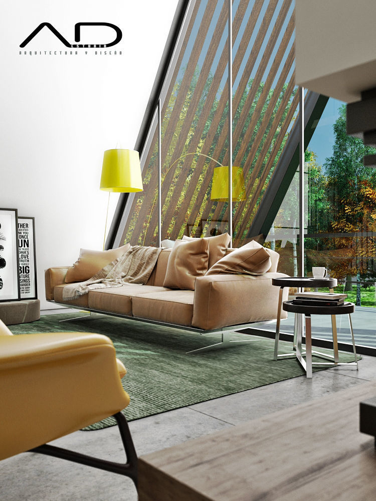 Cabin Triangle 3D model_5