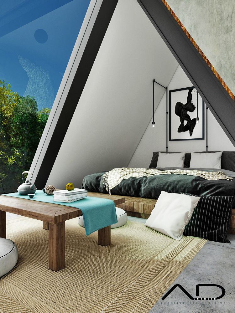 Cabin Triangle 3D model_4