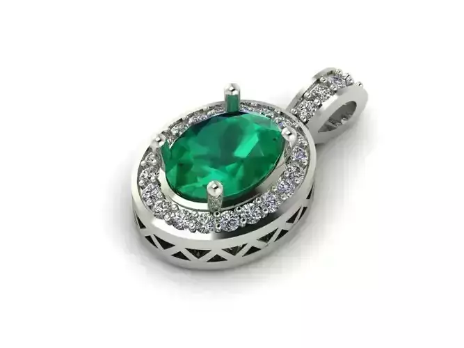 Oval Shape Pendant 227