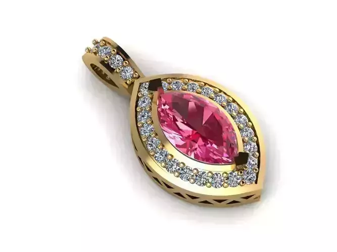 Marquise Shape Pendant 228