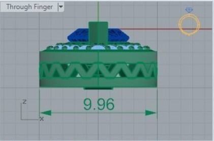 Marquise Shape Pendant 228 3D print model_4