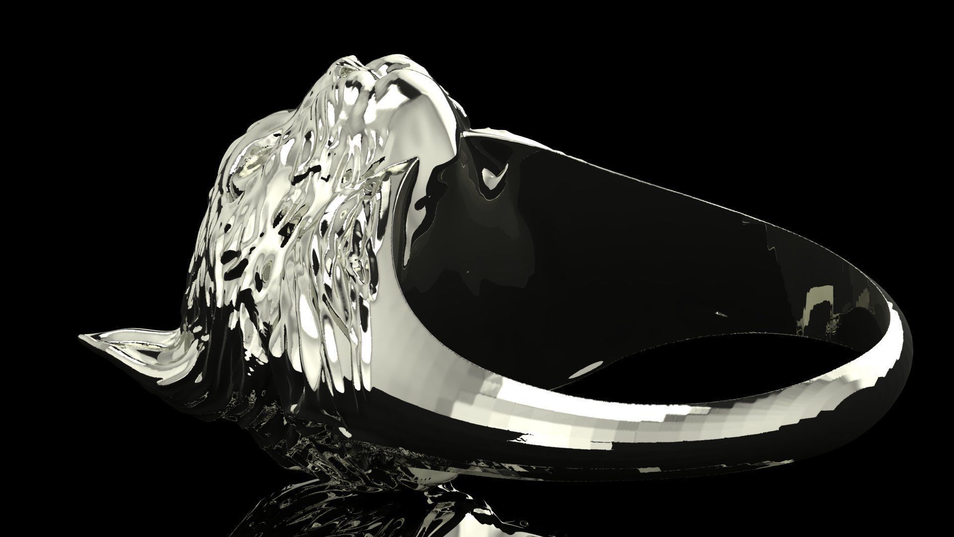 High Detailed Cat Ring 3D Print Model 3D print model_6