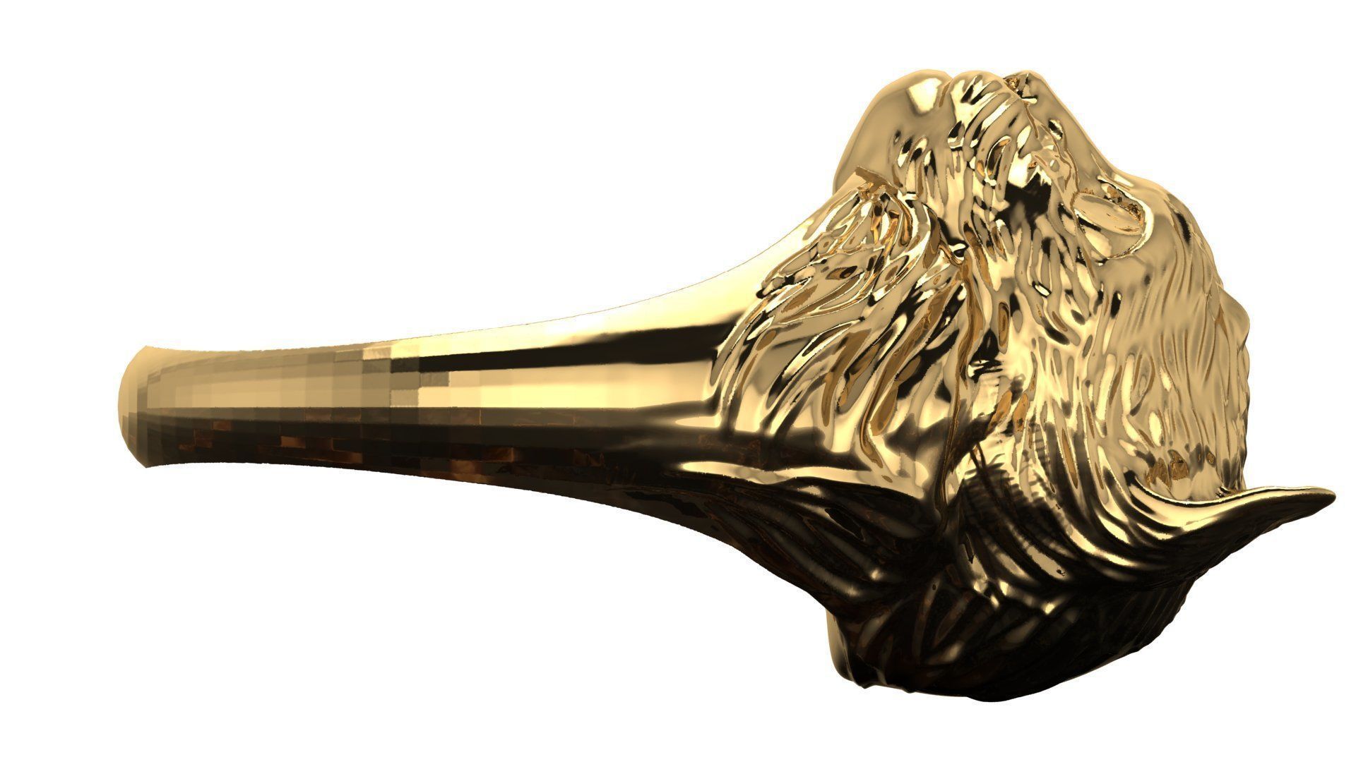 High Detailed Cat Ring 3D Print Model 3D print model_3