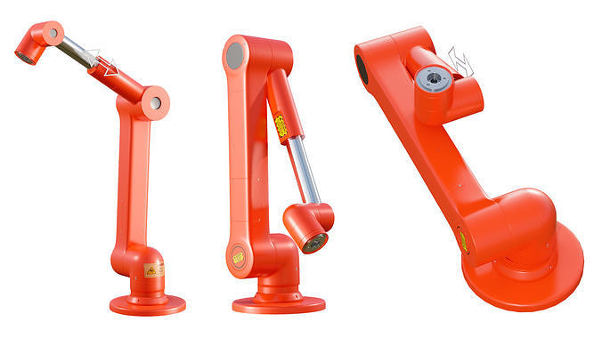 Robohand rigging 3D model