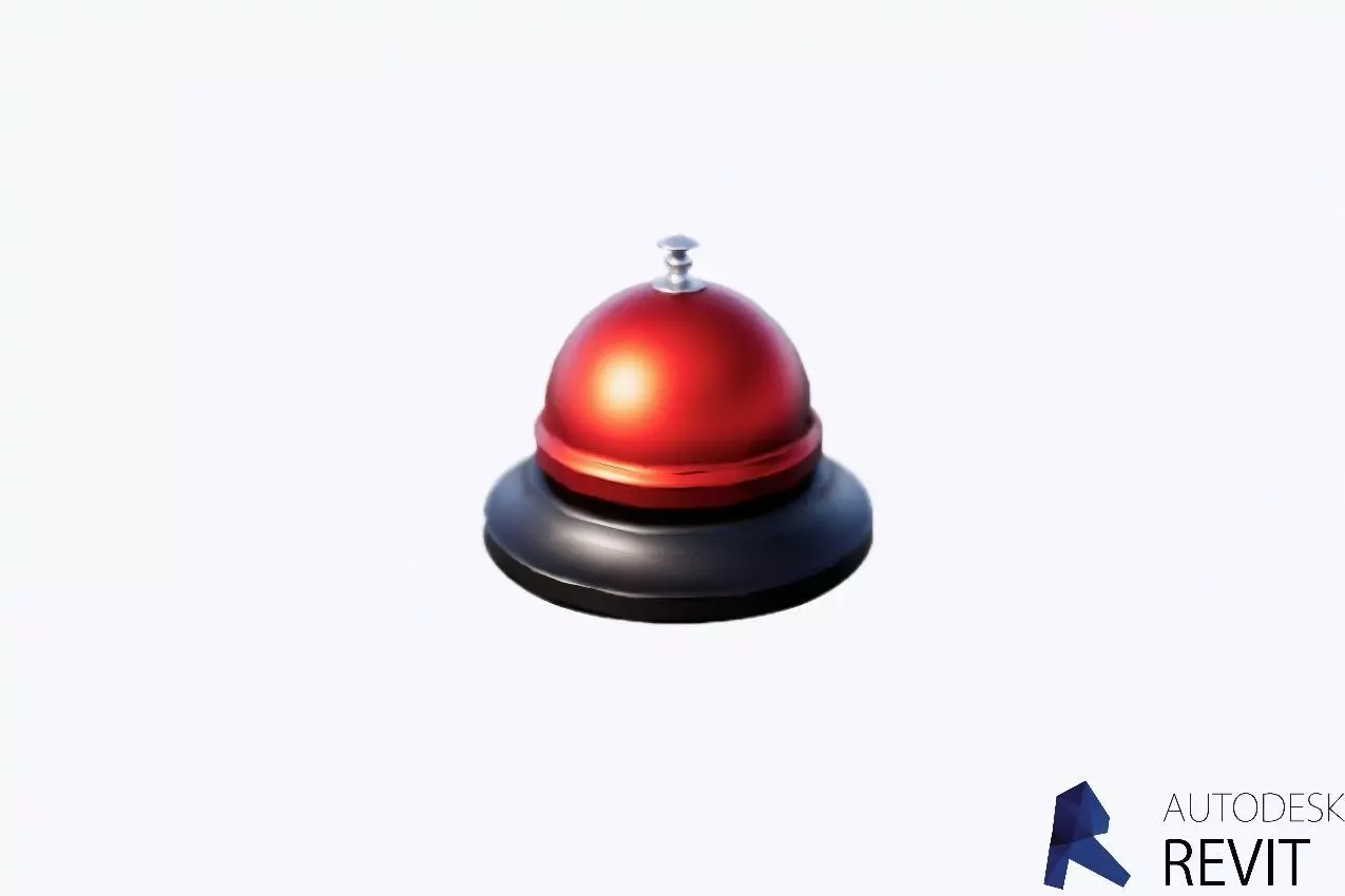 Table bell -Revit2018- Free 3D model