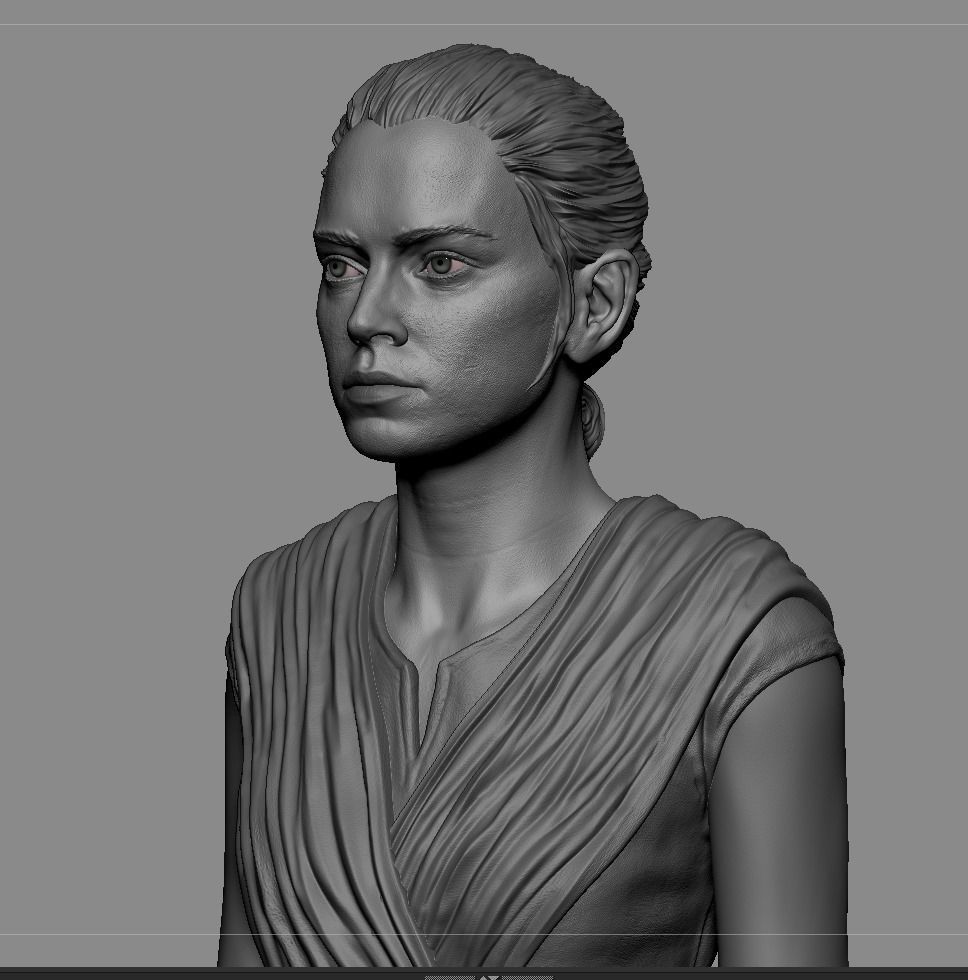Rey Skywalker 3D print model_6