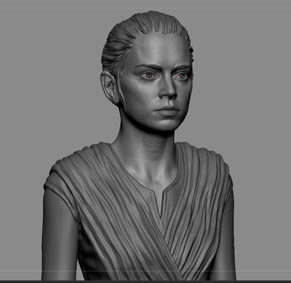 Rey Skywalker 3D print model_12
