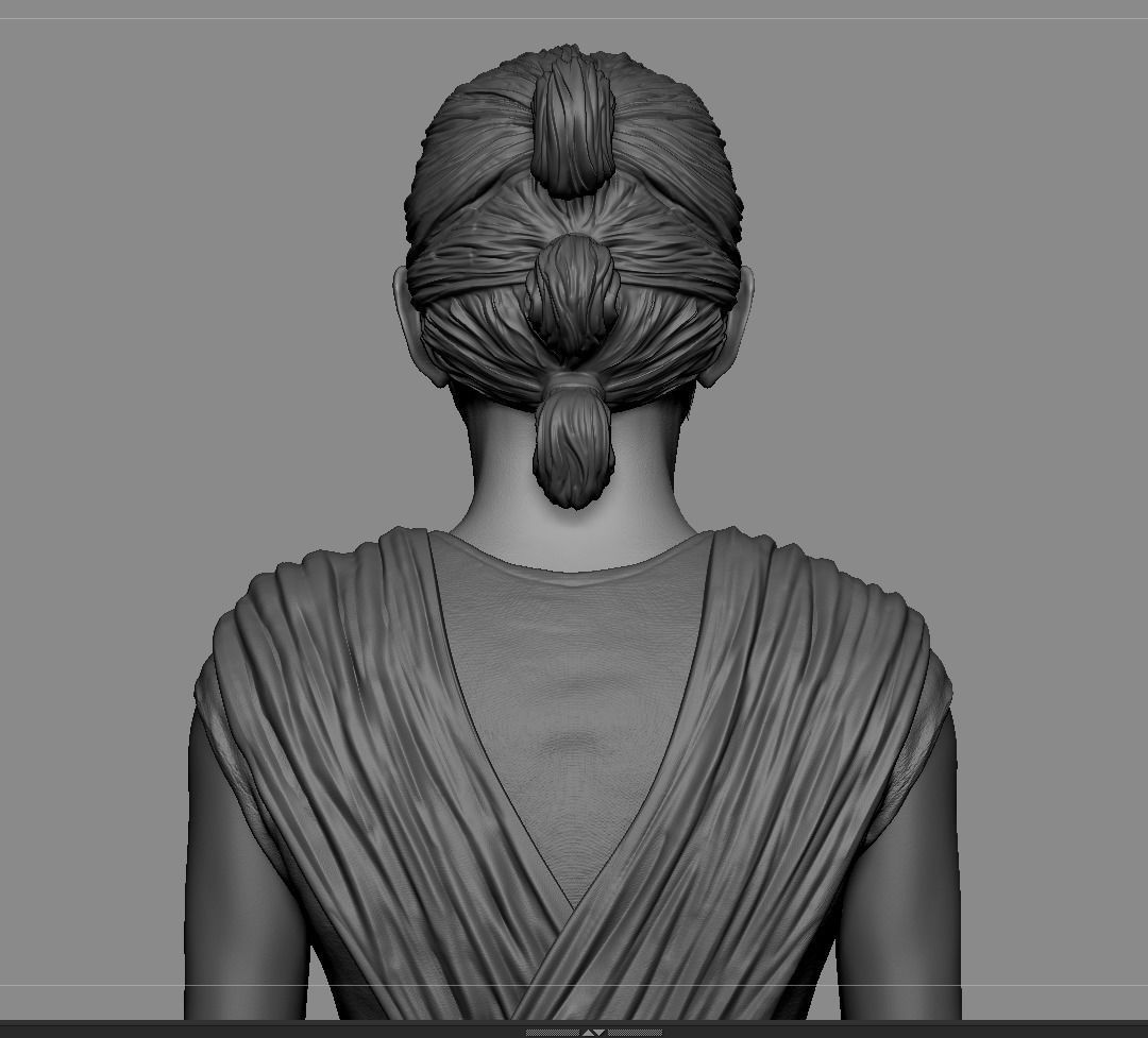 Rey Skywalker 3D print model_9