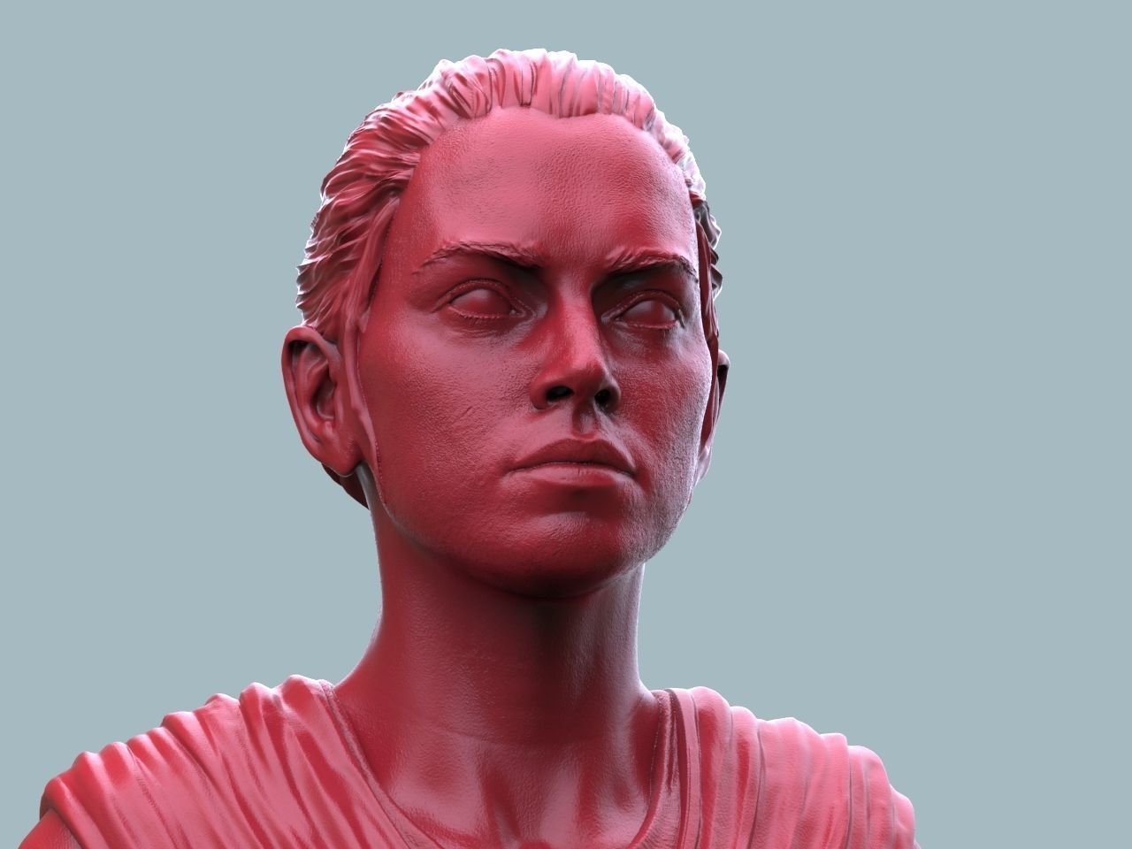 Rey Skywalker 3D print model_1