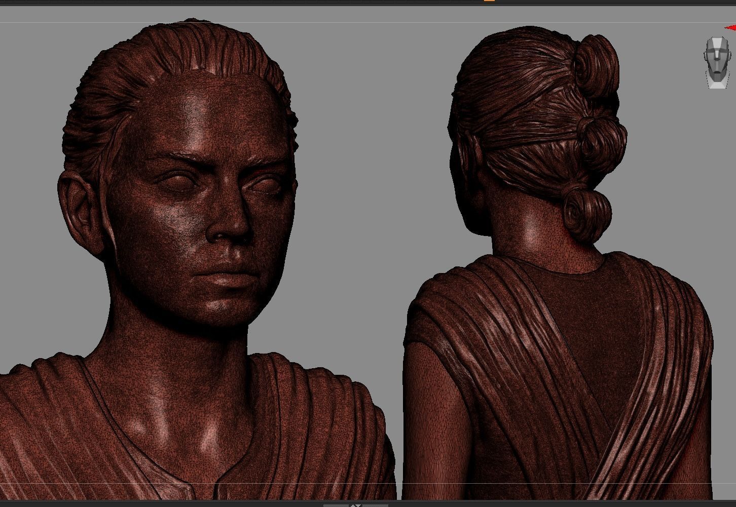 Rey Skywalker 3D print model_20