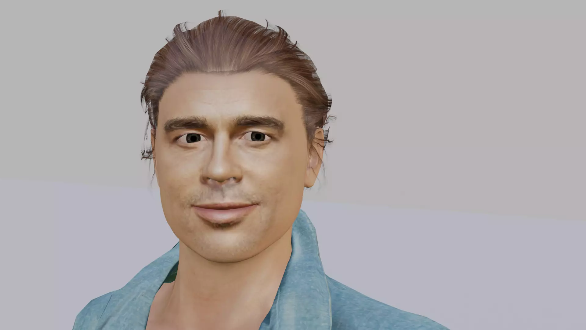 Brad Pitt 3D model