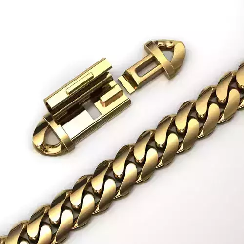 8 MM MIAMI CUBAN LINK PONG SET FOR BRACELET OR NECKLACE 3D print model