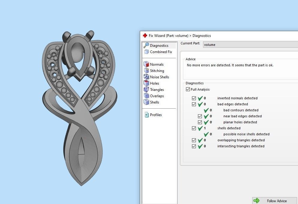 Women earrings with gems CAD 3dm stl 3D print model_9