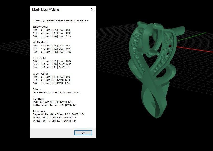 Women earrings with gems CAD 3dm stl 3D print model_8