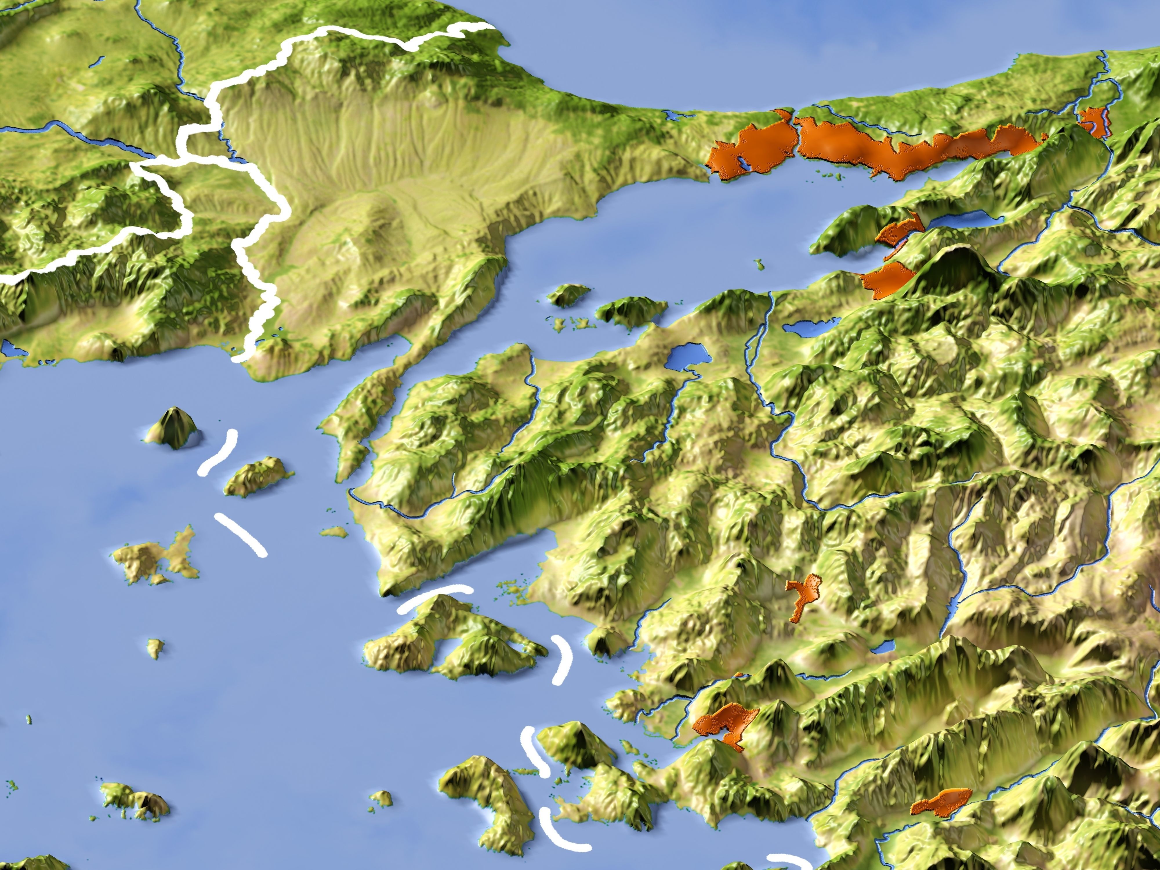 Turkey High resolution 3D relief maps 3D model_5