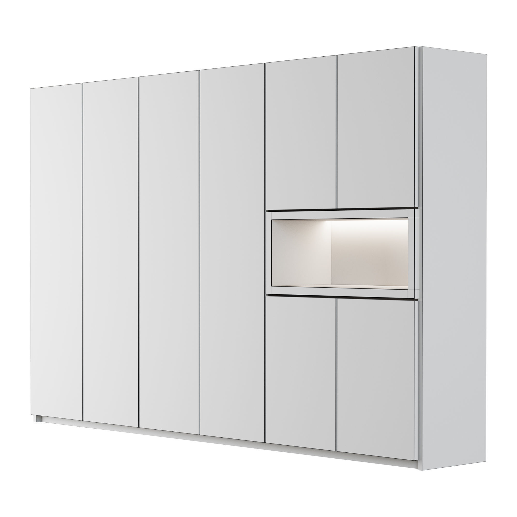 Wardrobe Push 3D model_1