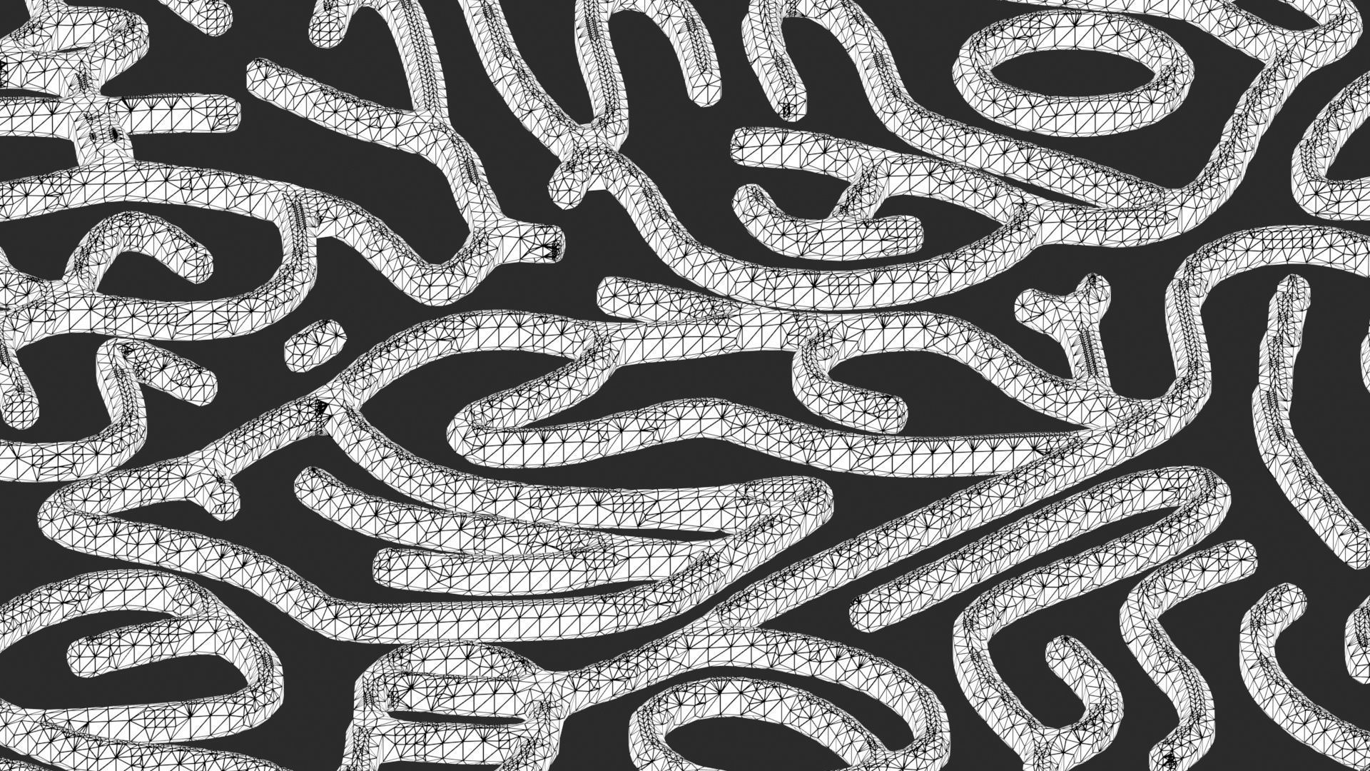 abstract structure 3D model_2