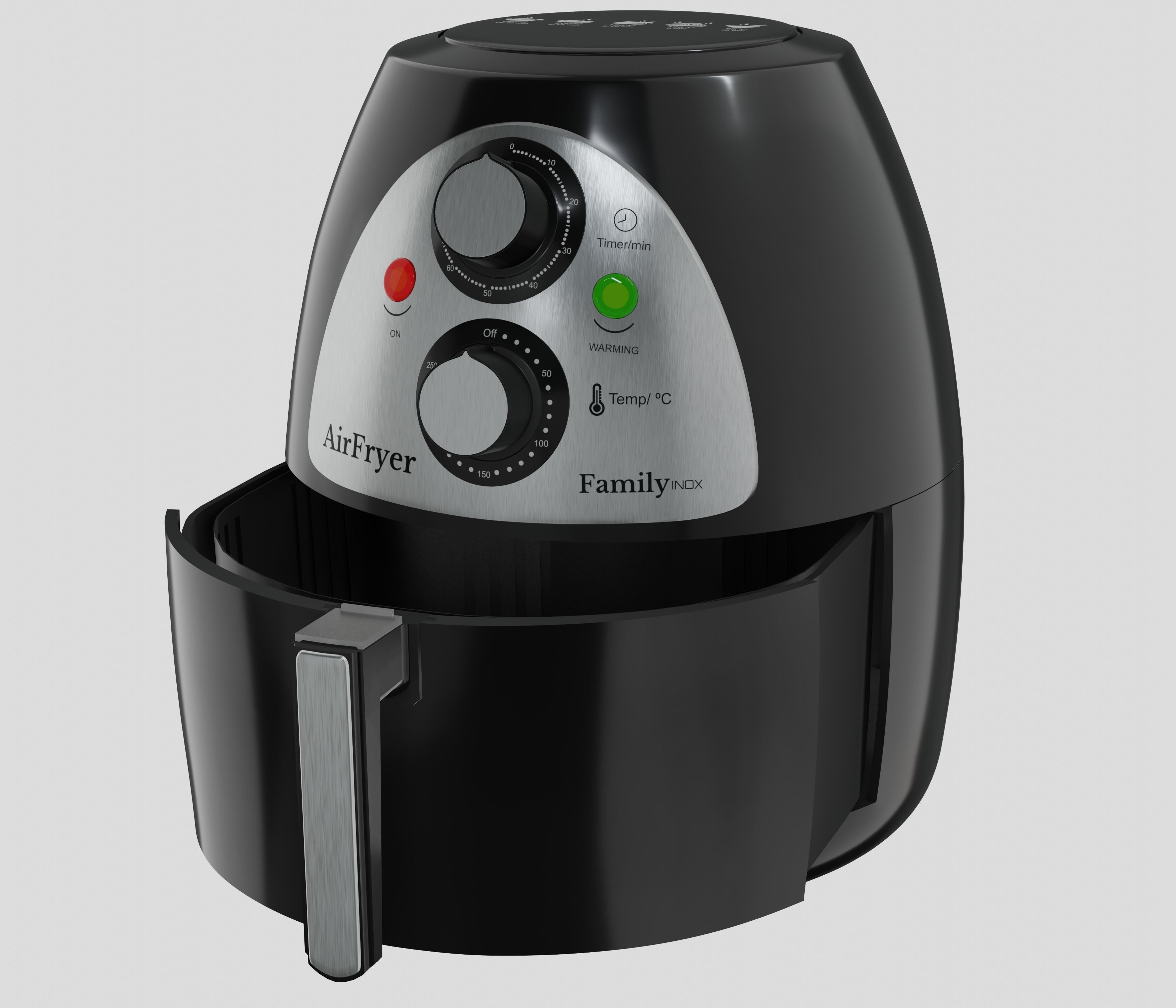 Air Fryer  Custom Model 3D model_4