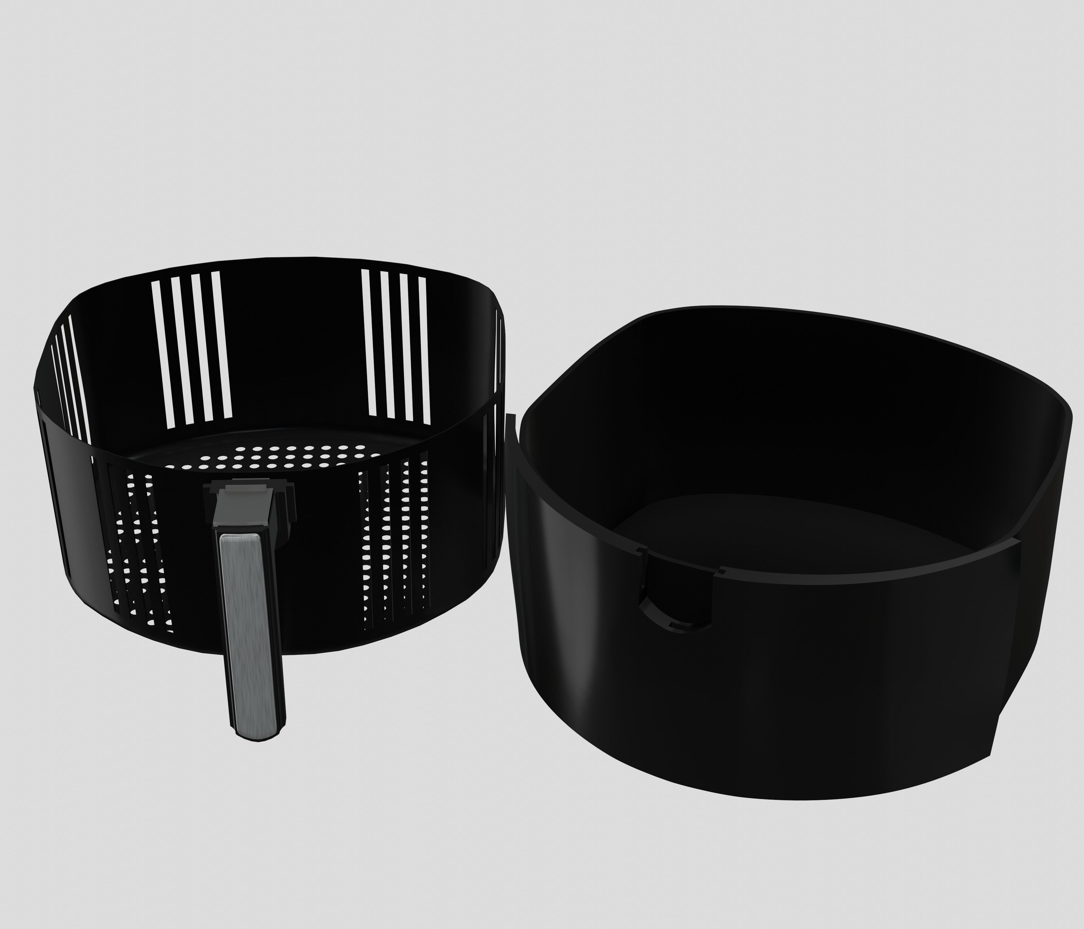 Air Fryer  Custom Model 3D model_6