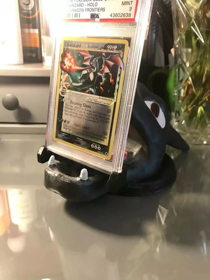 Pokemon Charizard PSA Display Stand 3D print model_0
