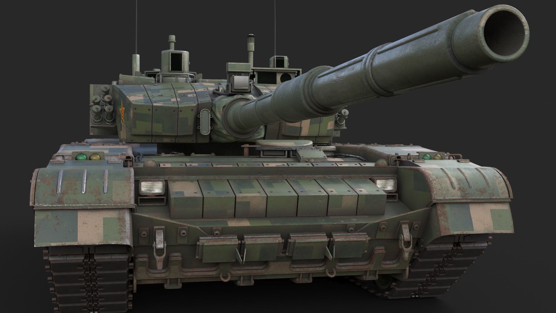 Tank China Type ZTZ 99A MTB 3D model_15