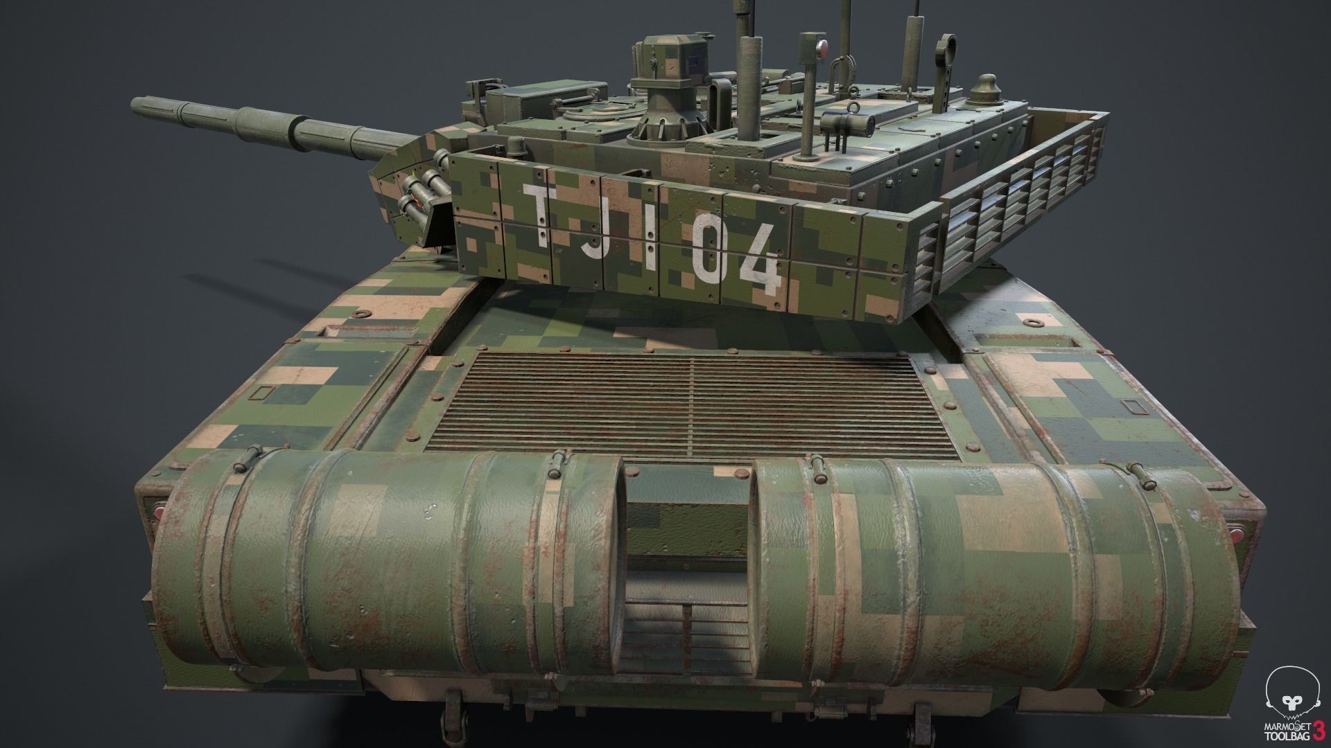 Tank China Type ZTZ 99A MTB 3D model_45