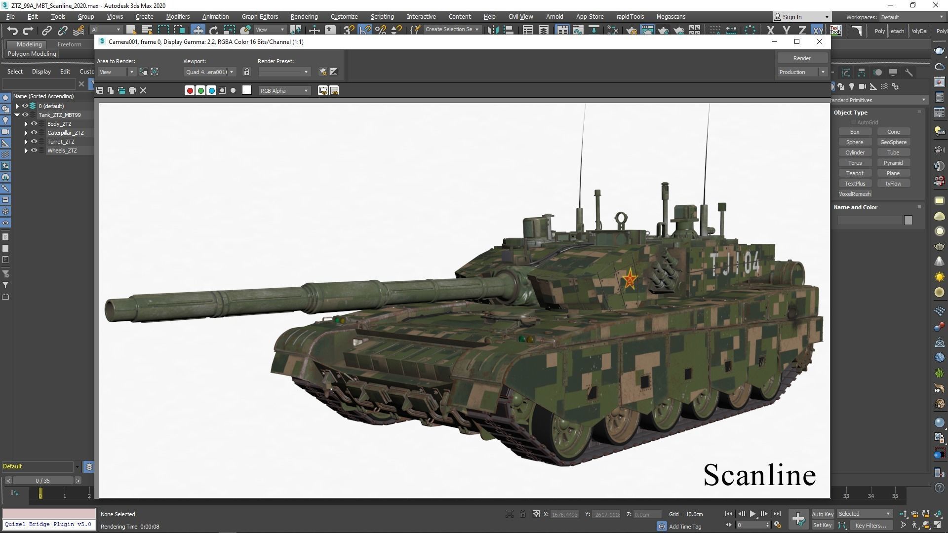 Tank China Type ZTZ 99A MTB 3D model_34