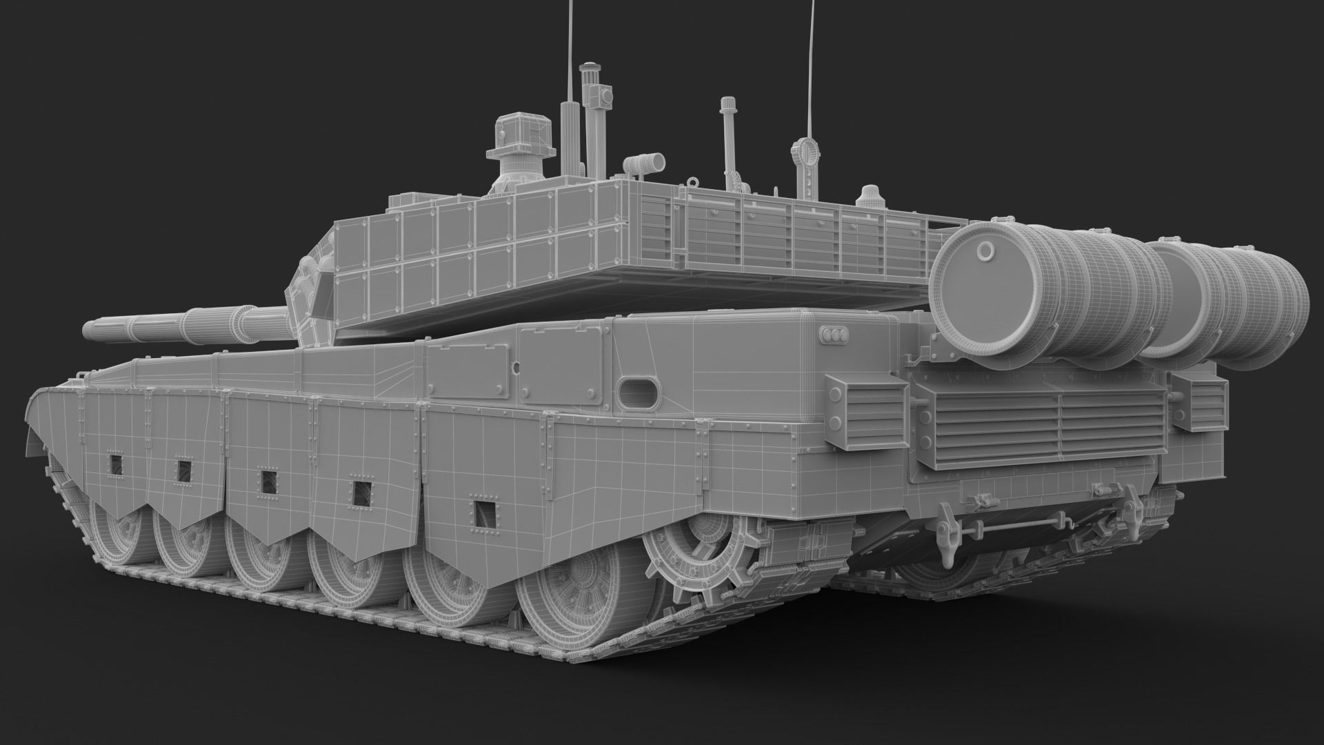 Tank China Type ZTZ 99A MTB 3D model_24