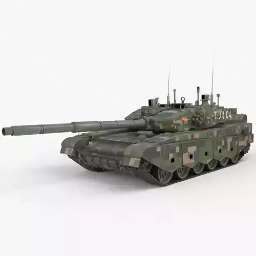 Tank China Type ZTZ 99A MTB 3D model