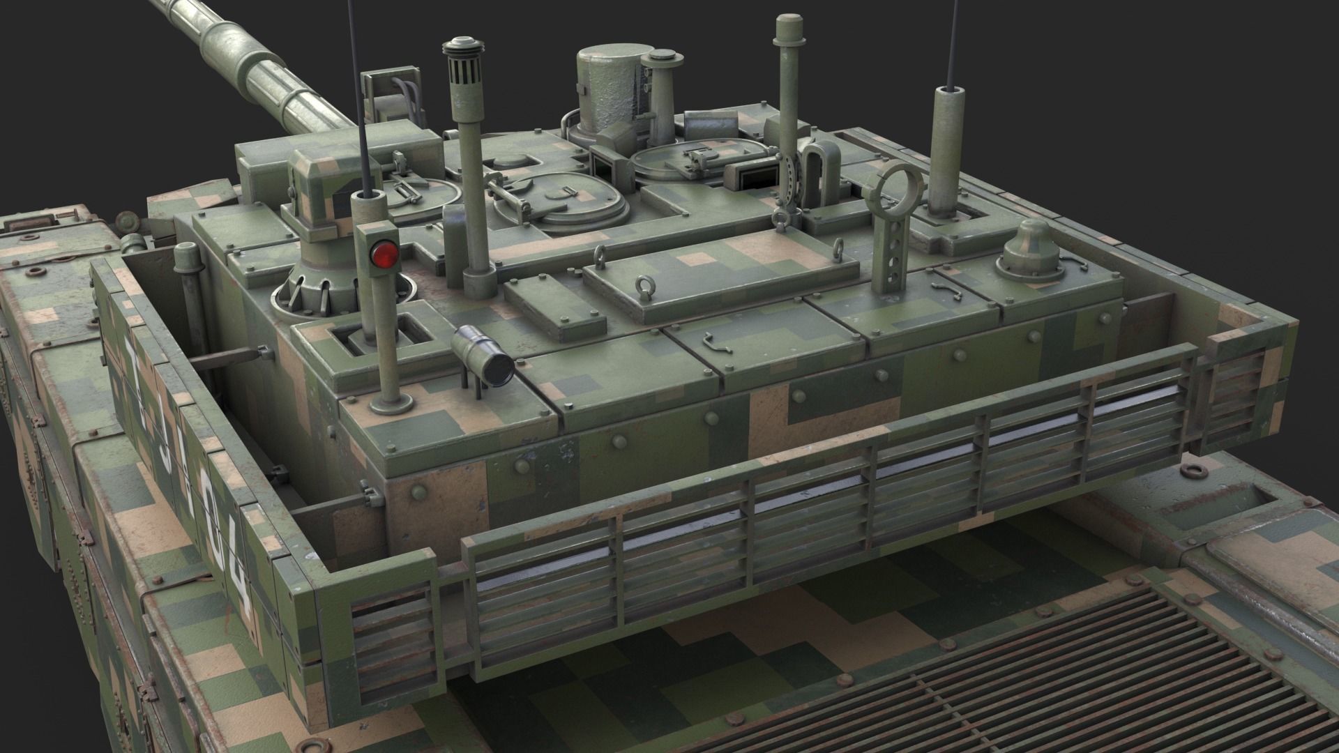 Tank China Type ZTZ 99A MTB 3D model_18