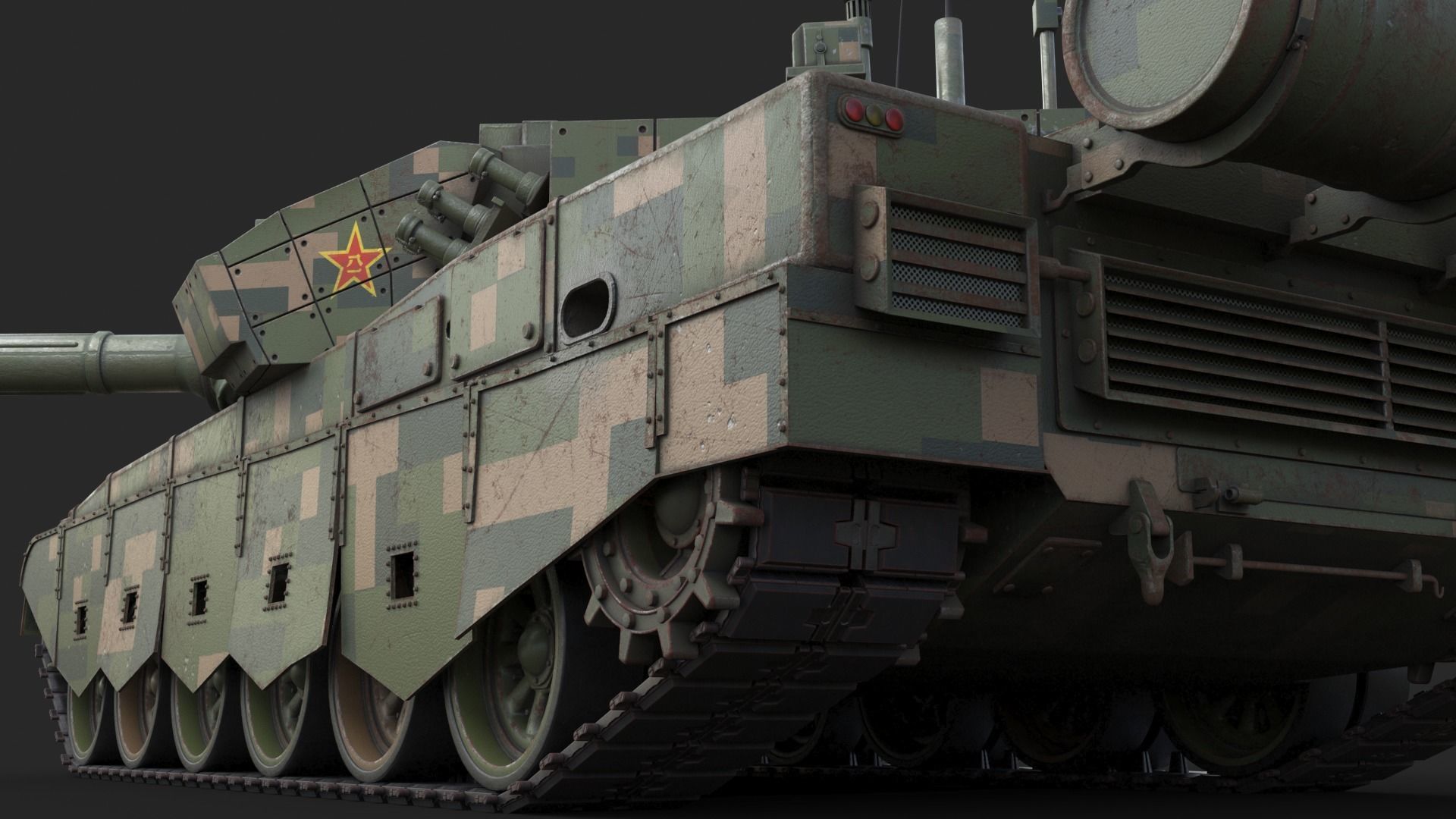 Tank China Type ZTZ 99A MTB 3D model_20