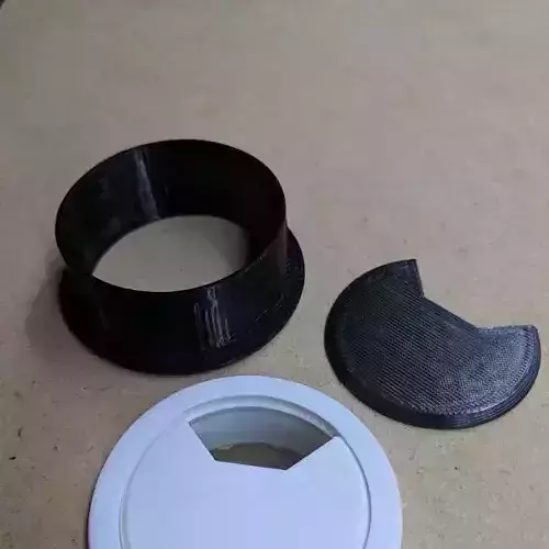 2 Inch Desk Grommet 3D print model