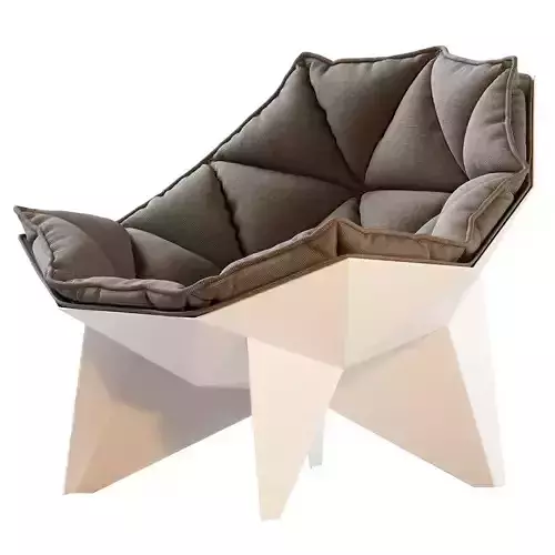 Q1 Lounge Chair By Odesd2 3D model