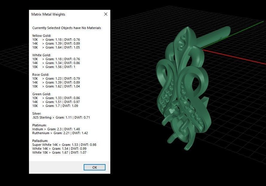 Women earrings with gems CAD 3dm stl 3D print model_21