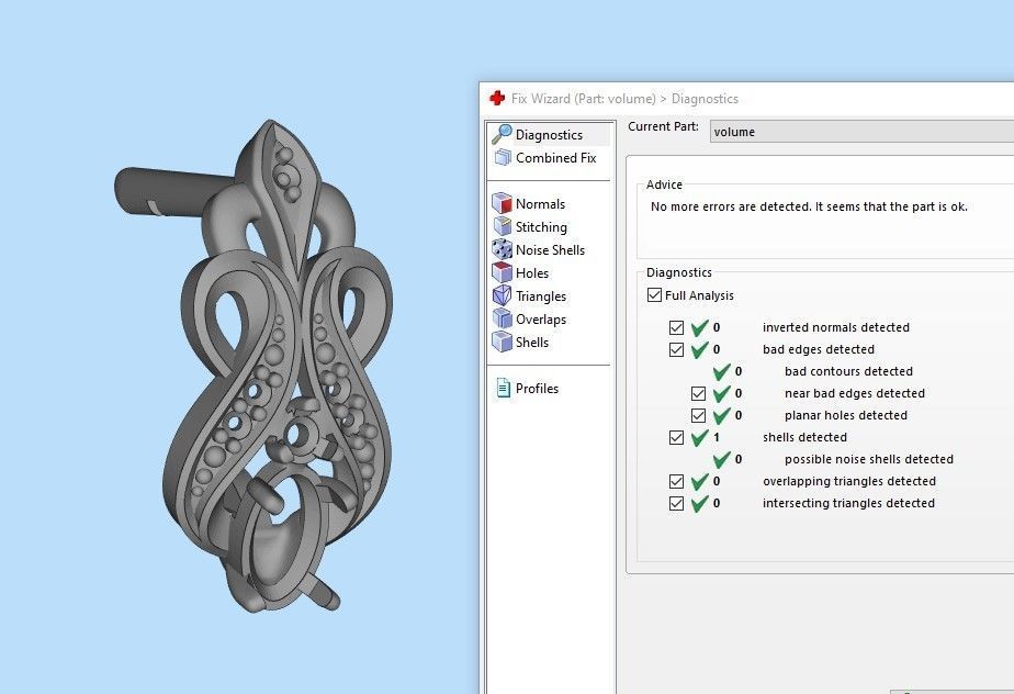 Women earrings with gems CAD 3dm stl 3D print model_22
