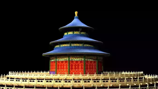 Chinese Beijing temple of Heaven