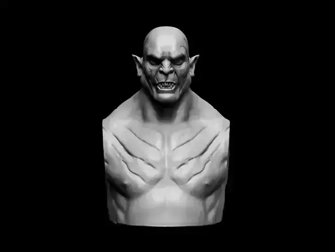 Azog The Defiler Bust Fan Art