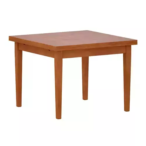 Pratico Nero Noce Extension Square Dining Table Crate and Barrel