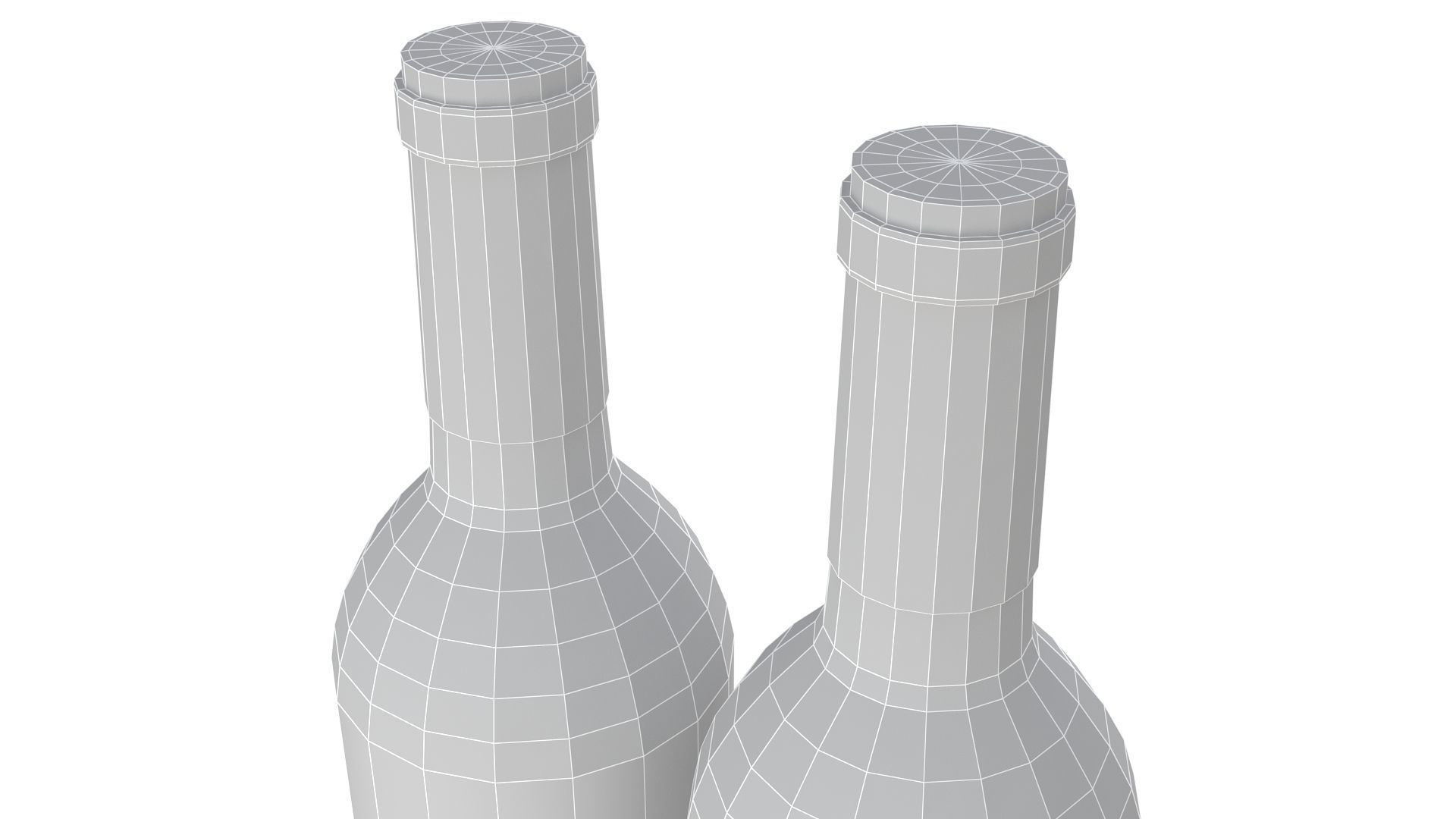 Circular Wine Rack Wine Bottles 3D model_28