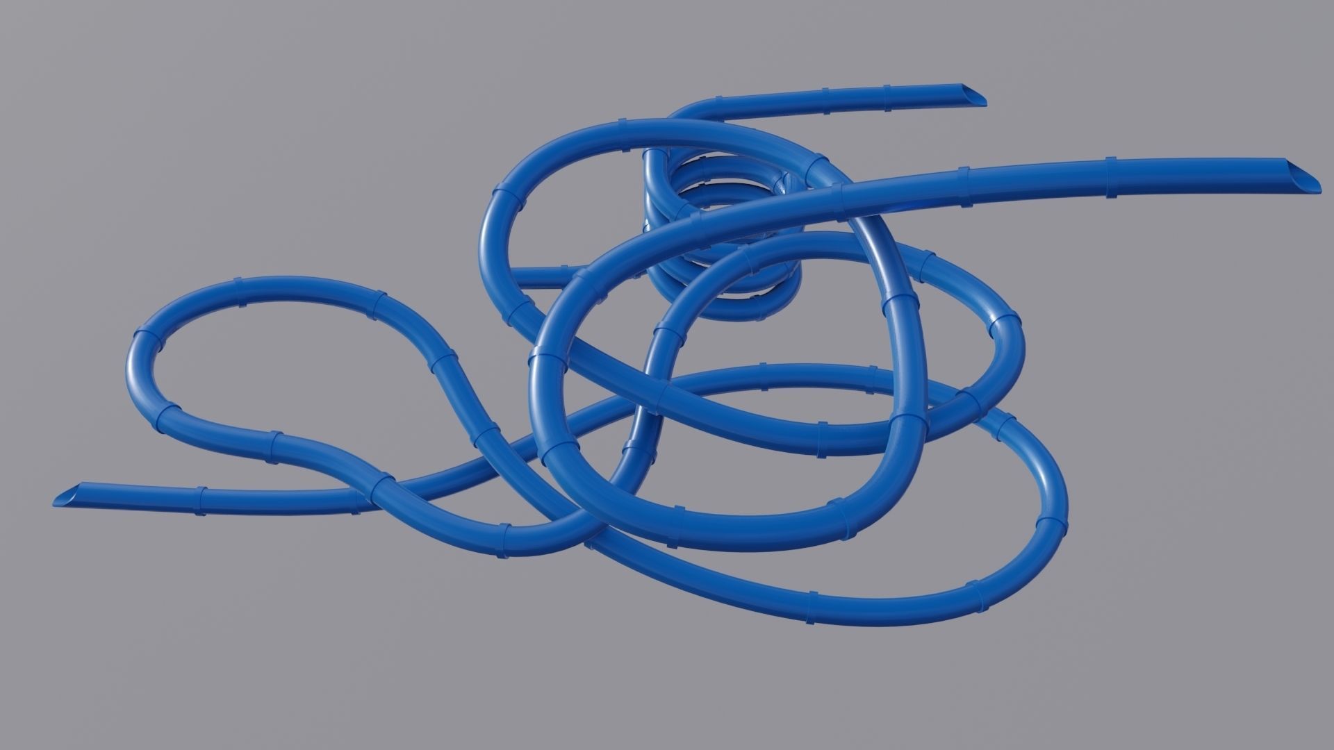 Water Slide 3D models Low-poly 3D model_10