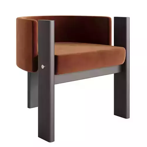 Malta dining chair 3D model