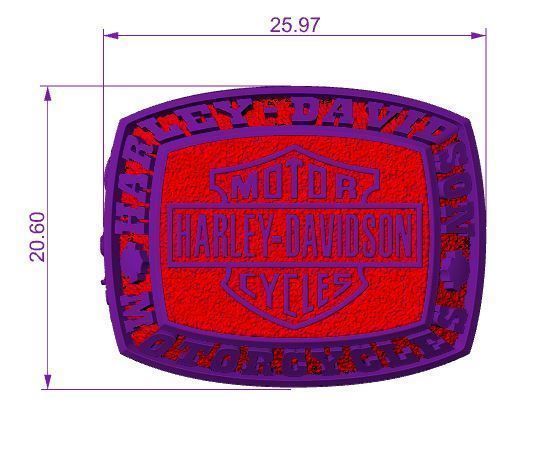 mens ring harley-davidson  3D print model_12